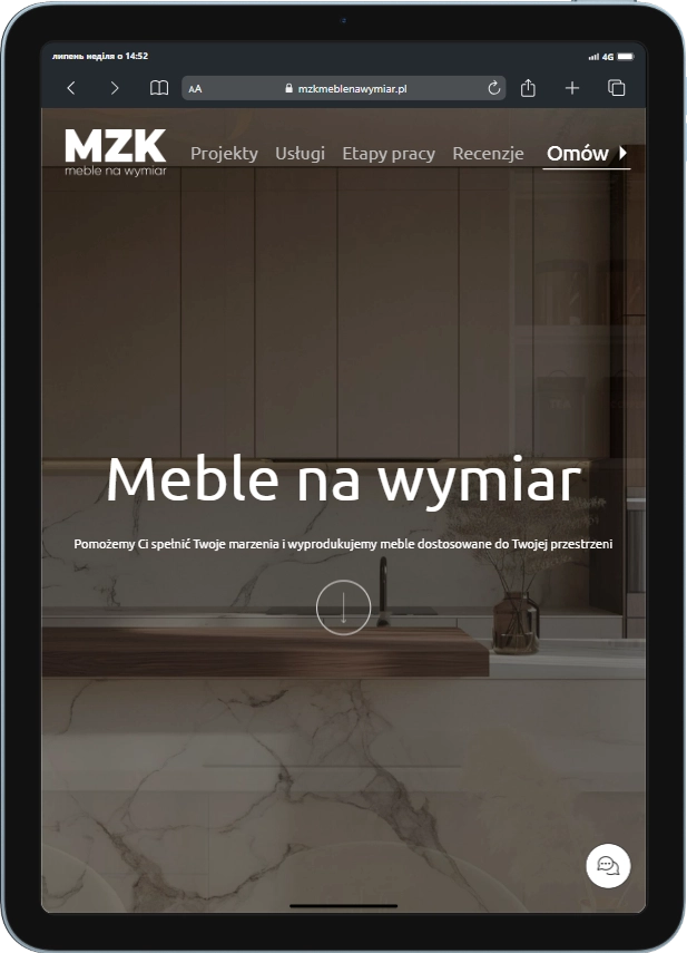 Tablet view